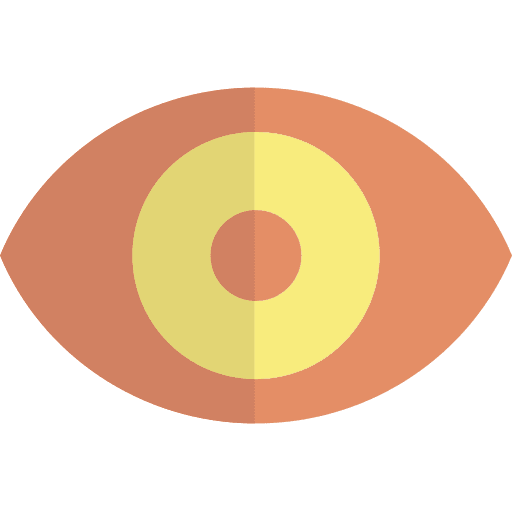 Eye shapes and symbols eyeball miscellaneous icon