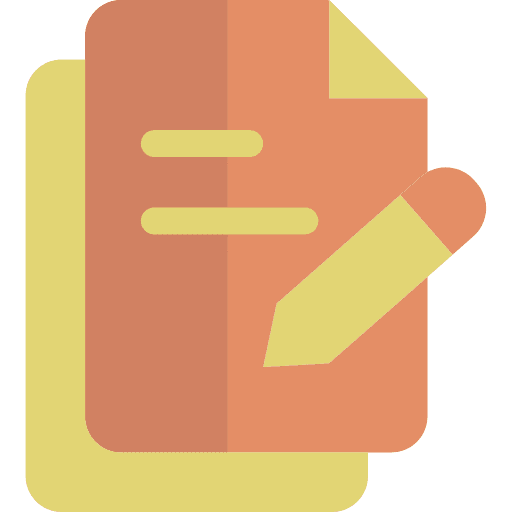 Writing signing pen education icon
