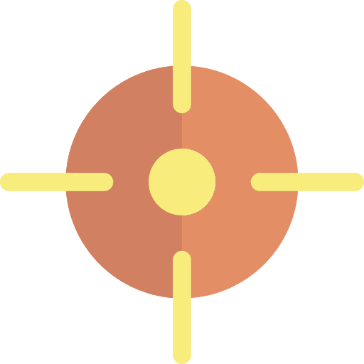 Aim sniper sports and competition calibrate icon