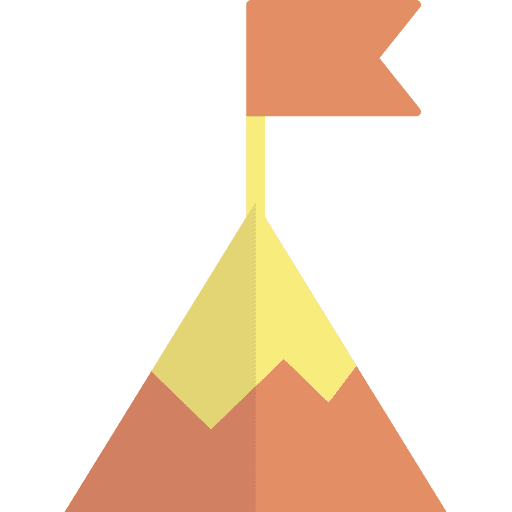 Achievement objective landscape mission icon