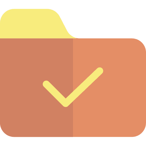 Folder paper education business and finance icon