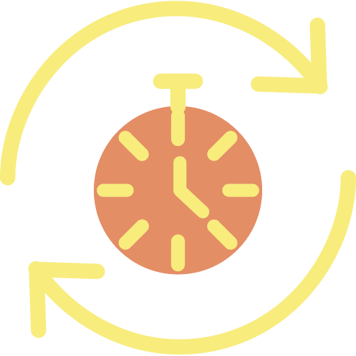 Chronometer chronometer wait circle arrows icon