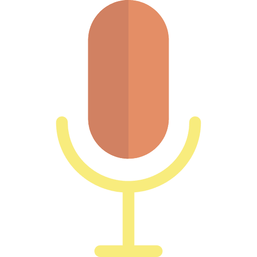 Microphone radio microphone device icon