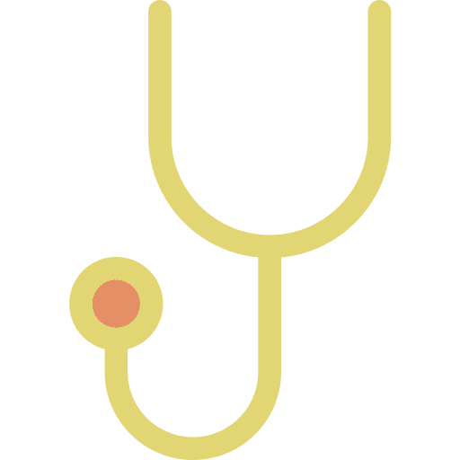 Stethoscope doctor healthcare medical icon