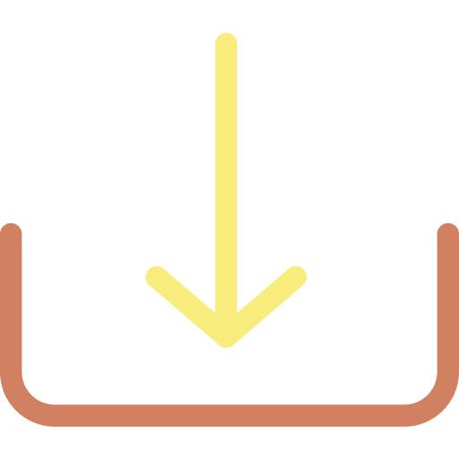 Down arrow multimedia option direction ui icon