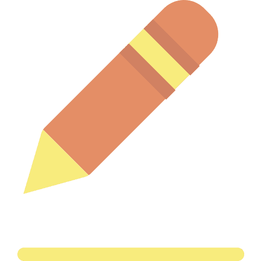 Writing edit tools pencil edit icon