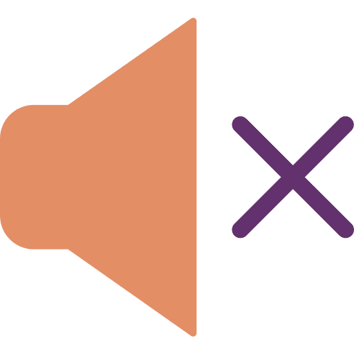 Mute mute sound volume icon