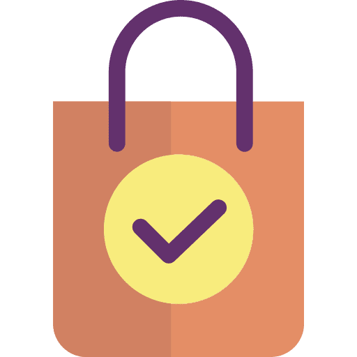 Shopping bag shopper supermarket shopping icon