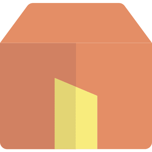 Box packaging delivery business icon