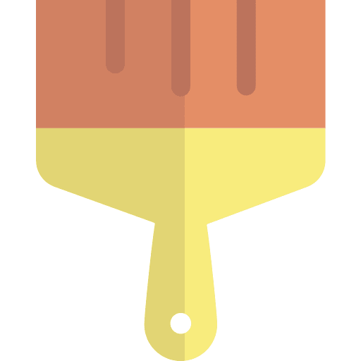 Brush brush art tools and utensils icon