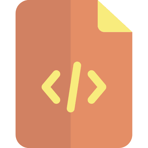 Code source symbol programming language icon