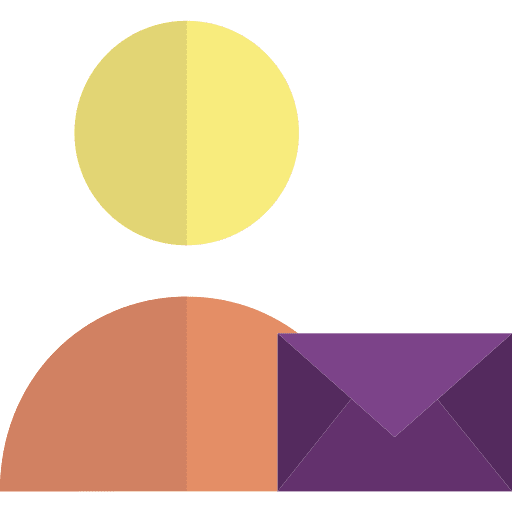 User curriculum vitae files and folders communications icon