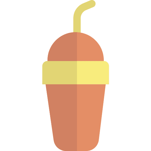 Drink straw soft drink shipping and delivery icon