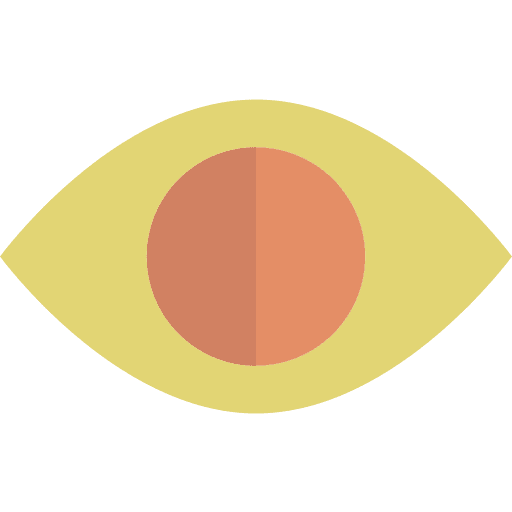 Eye medical person view icon