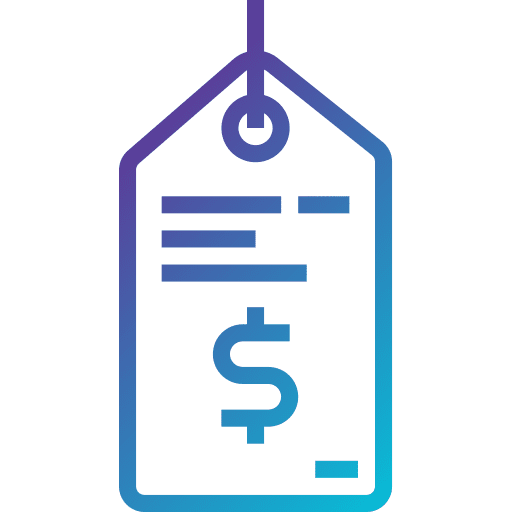 Discount commerce and shopping price label money icon