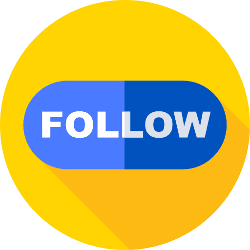Follow social media avatar follower icon