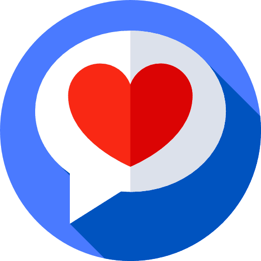 Like chat love romantic icon