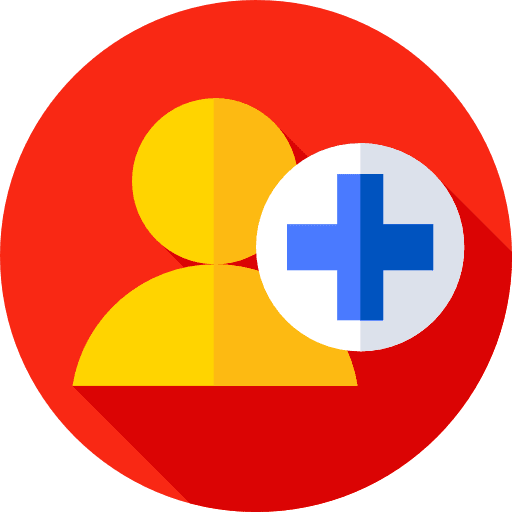 Add symbol communications contact icon