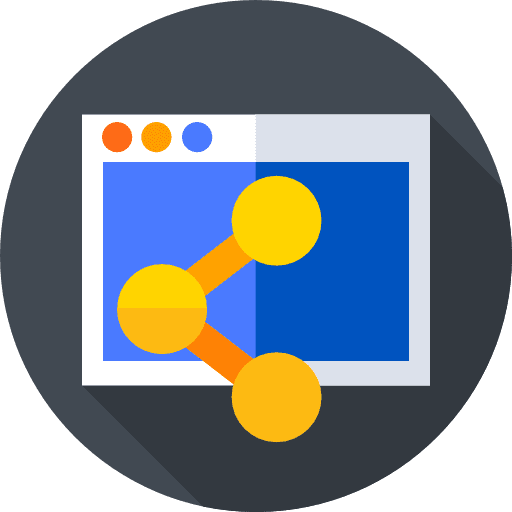 Share seo and web network web icon
