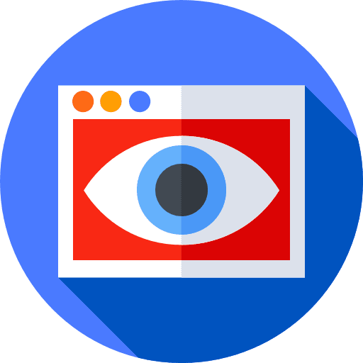 Web seo and web eye windows icon