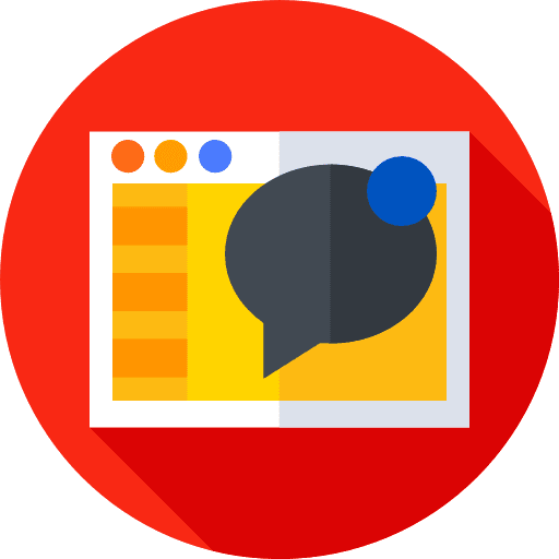 Chat ui application information icon