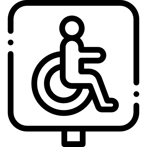 Disabled discapacity signs sign icon