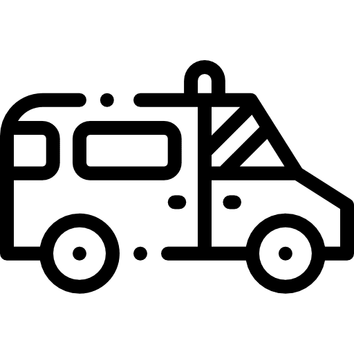 Ambulance vehicle automobile healthcare and medical icon