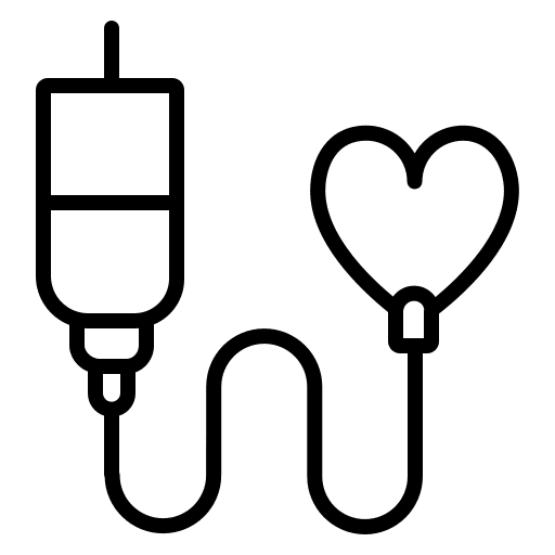 Blood supply healthcare and medical hospital icon