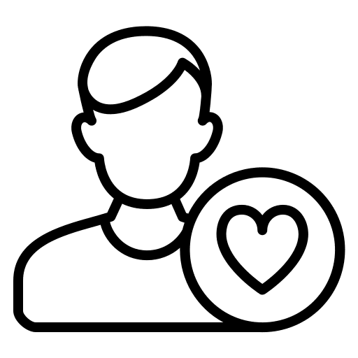 Recovered person healthcare and medical recovered icon