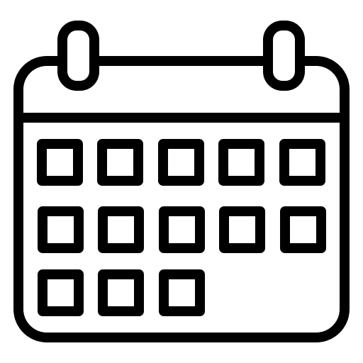 Calendar date calendar schedule icon