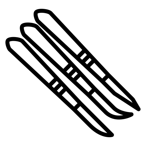 Knives surgical medical equipment tools and utensils icon