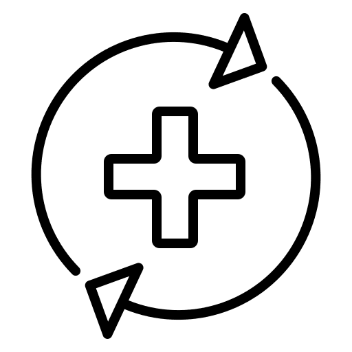 Medical care hospital pharmacy sign icon