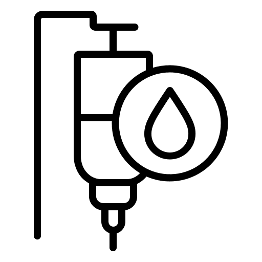 Blood supply healthcare and medical blood icon