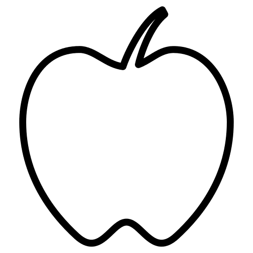 Apple vegetarian food apple icon