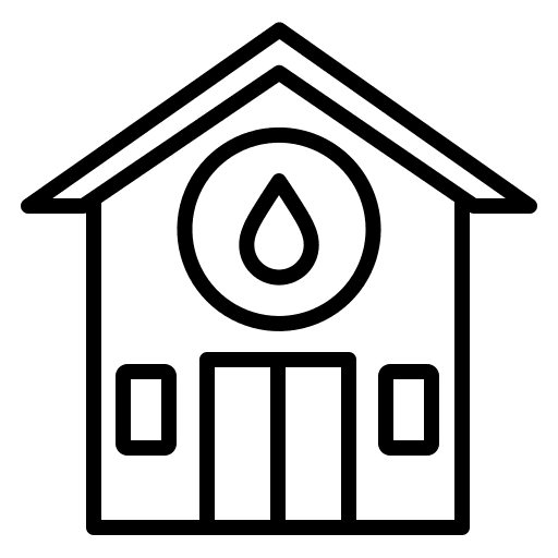 Blood buildings save blood icon