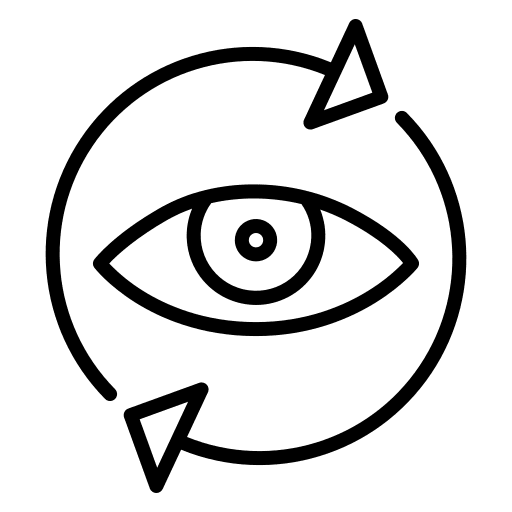 Eye healthcare and medical eye ophthalmology icon