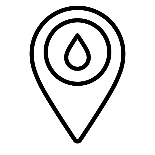 Blood medical assistance location pin maps and location icon