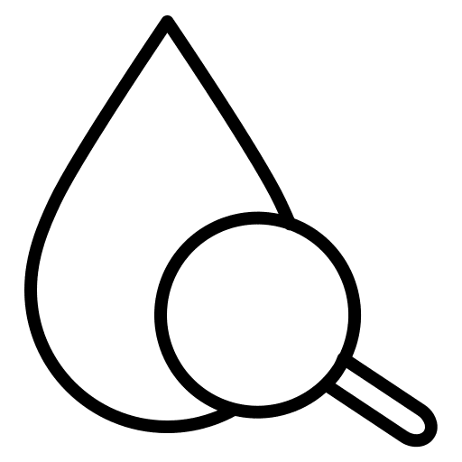 Search tools and utensils search blood icon