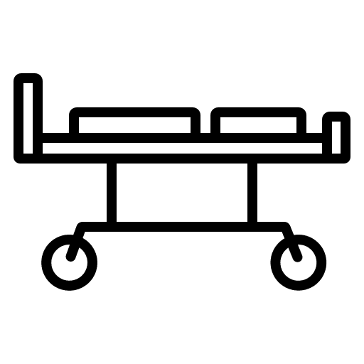 Stretcher furniture transport emergencies icon