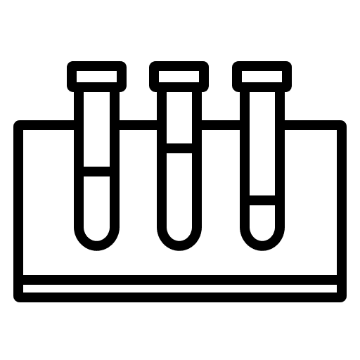 Test tube flasks chemical flask icon
