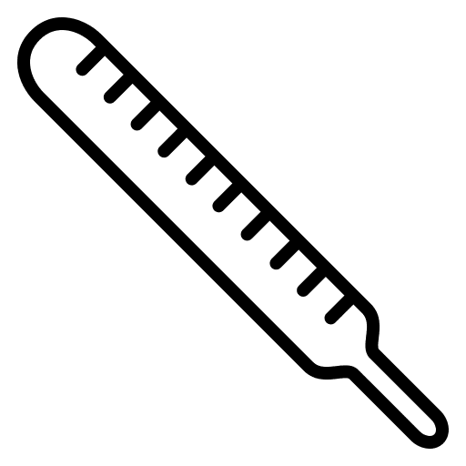 Thermometer temperature healthcare and medical fahrenheit icon