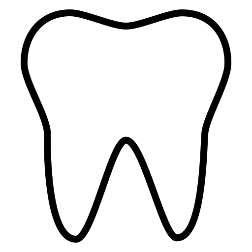 Tooth clear dental tooth icon