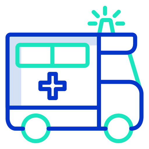 Ambulance medical ambulance transportation icon