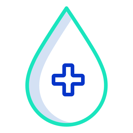 Blood blood plus cross icon