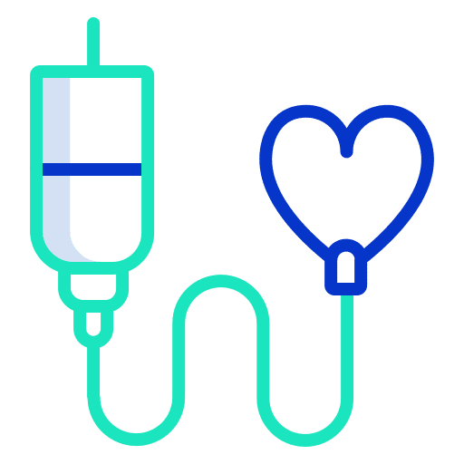 Blood heart healthcare and medical blood icon