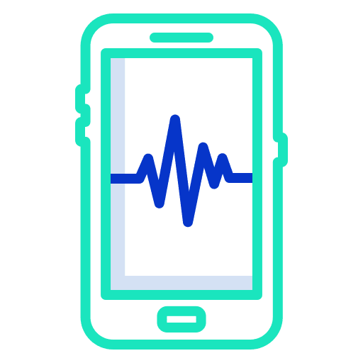 Lifeline device beating checking icon