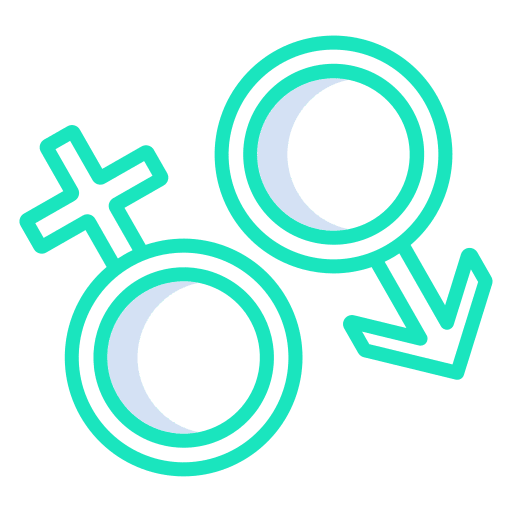 Male signs girl male female icon