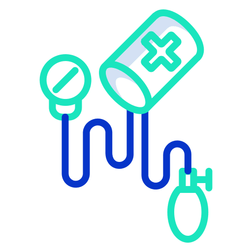 Tensiometer tools and utensils check healthcare and medical icon
