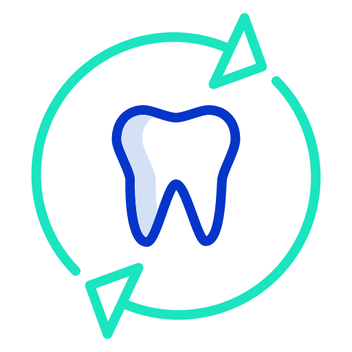 Dental care dental arrows dentist icon