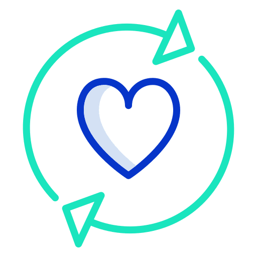 Heart medicine shapes and symbols arrows icon